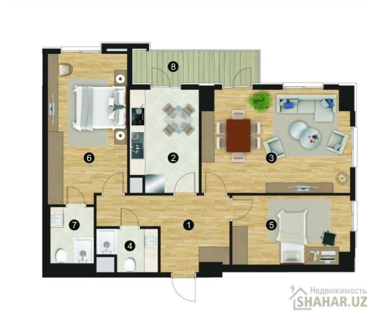 Ташкентская/Ташкент/Яккасарай/Кичик халка йули Жилой комплекс